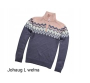 Wełniany sweter damski Johaug L trekking norweski 