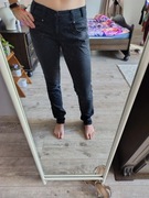 Granatowe spodnie French Collection 40