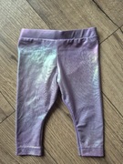 Primark legginsy niemowlęce dziewczęce opalizujące efekt benzyny 68