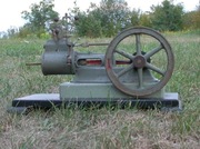 Model silnika parowego, przekrój, pomoc naukowa, model fizyczny, PRL