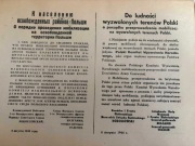 Obwieszczenie - mobilizacja na terenach wyzwolonych (Rokossowski, 1944)