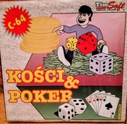 Dyskietka z grą na C64 Kości i Poker