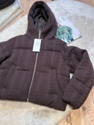 Kurtka Zara warkocz viral kaptur 40 L