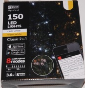 Lampki choinkowe, 150 LED ciepłe zimne 8 prog,BLUETOOTH,15m  ZY2188