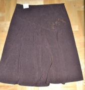 209 ^ casualclub długa elegancka spódnica zamszowa 48/50