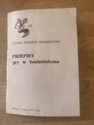 Przepisy gry w badmintona