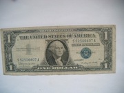 Banknot USA 1$ Dolar 1957 r. seria B                            