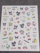 Naklejki na paznokcie samoprzylepne sanrio 
