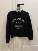 Czarna bluza sweter Topshop