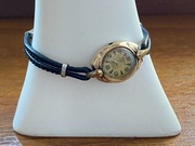 Stary Zegarek Civis 17 Rubis Shockproof Gold Double Art Deco