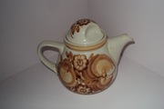 Fajans Czajnik z sitkiem do parzenia herbaty