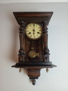 Stary wiszący zegar ścienny - miniatura 