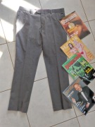 L/XL Next spodnie męskie klasycznefit miejsce w kant eleganckie casual