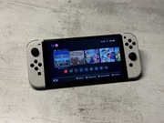 Nintendo Switch Oled biały + case + szkło