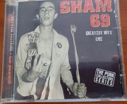 Sham 69 – Greatest Hits Live - Płyta CD 