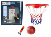 Zestaw Do Gry w Koszykówkę Obręcz Piłka Pompka 