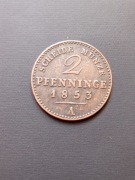 2 Pfenninge 1853 A