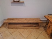 Półka rtv, stare drewno