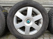 KOŁA ZIMOWE KOMPLET FELGI ALU SKODA  -- 215/60/R16