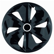 4 kołpaki ozdobne do felg 17 cali JESTIC ROCO RING BLACK PRESTIGE