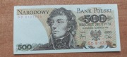 Banknot 500 zł z 1982r, Seria GD Stan!!!