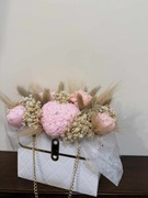 Candle Flower Box – Kompozycja z Róż Sojowych – Świece Zapachowe