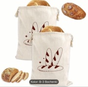 LNIANA TORBA NA CHLEB DO EKOLOGICZNEGO PRZECHOWYWANIA PIECZYWA