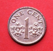 1  Cent  2000  r  -  Singapur  Orchidea 