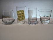 Four Roses / Glen Grant / Hudson's Bay / Chivas / Szklanki do Whisky