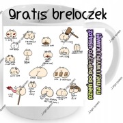 Hit śmieszny super kubek dupy Idealny prezent walentynki breloczek gratis