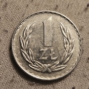 Moneta 1zl z roku 1974 