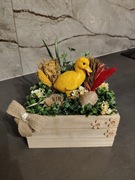 Dekoracja wielkanocna w skrzynce 