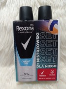 Rexona Men Cobalt Dry mistrzowski set - zestaw 2 antypersp.
