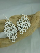 Kolczyki frywolitkowe