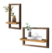 Półki ścienne drewniane - 2 sztuki 