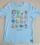 T-shirt MINECRAFT BŁĘKIT bawełna C&A r. 158/164