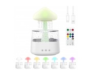 NAWILŻACZ POWIETRZA DYFUZOR GRZYBEK CHMURKA DESZCZU 7 KOLORÓW USB 450ml