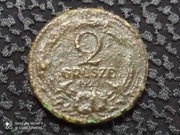 2 Grosze 1923 r. rzadka próba, nakład 125 szt.