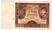 II RP BANKNOT 100 ZŁ KRÓLOWA JADWIGA 1932