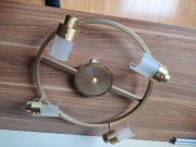 lampa sufitowa złota okrągła paul neuhaus