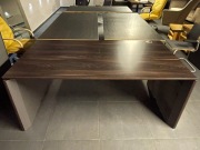 Biurko brązowe 180 cm okazja