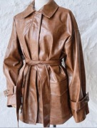 Kurtka skóra eko z paskiem lumina 