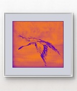 Oryginalny print obrazu "Leaving everything behind" od autorki z sygnaturą