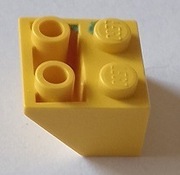 LEGO 3660 Żółty stok, odwrócony 45 2 x 2 6479,6561 2szt