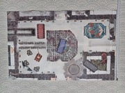 Mata do gry, dwustronna papierowa plansza do gry science fiction (3)