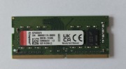 Kość pamięć RAM 16GB 3200mhz Kingston SO-DIMM DDR4 KCP432SS8/16