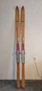 Stare Narty Vöstra Wallberg z wiązaniami Kandahar Geze 200cm 