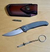 Nóż firmy Green Thorn model Mini Quantum Shirogorov stal VG10 TITANIUM