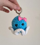 Breloczek szydełkowy ośmiornica 