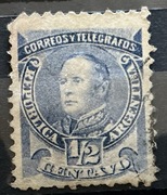 Argentyna, Generał i polityk Justo José de Urquiza, 1/2 centavo